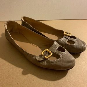 chloe ballerina flat buckle